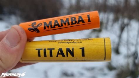 Titan Vs Mamba Compara Ie Petarde Vuurwerk Polenb Ller