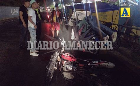 Motociclista Resulta Herido Tras Quedar Empotrado En Motocar Diario