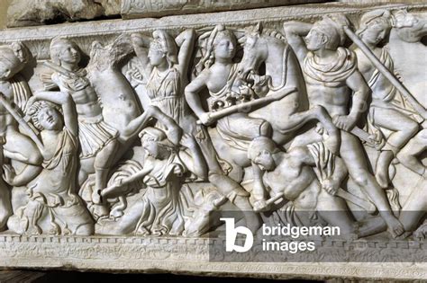 Battle Between The Amazons And The Greeks Relief From The