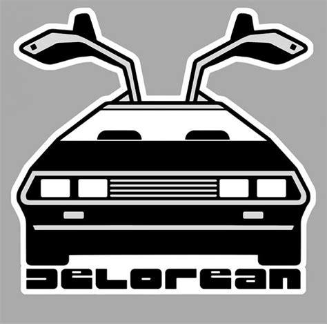 Sticker DELOREAN