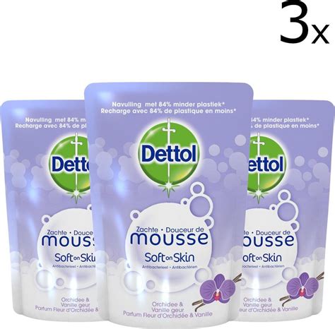 Dettol Handzeep Zachte Mousse Navulling Magic Foam Orchidee