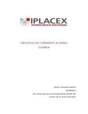 Examen Ca Docx Circuitos De Corriente Alterna Examen Alumno