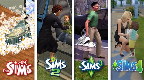 Sims 1 Vs Sims 2 Vs Sims 3 Vs Sims 4 Adoption YouTube