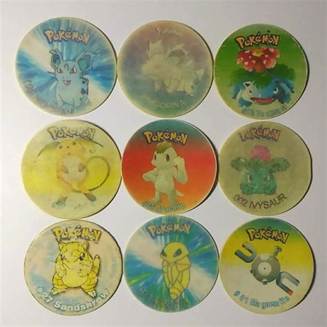 Купить Кепсы/Фишки Покемоны, Pokemon, 9 шт. по цене 110.00 руб ...