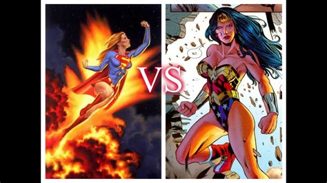 Wonder Woman Vs Supergirl Ogami Vs Human Torch Youtube