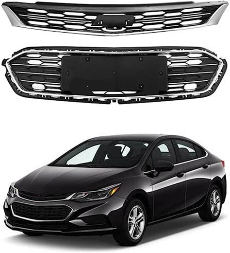 Amazon Waltyotur 2PCS Front Hood Bumper Upper Grill Middle Lower