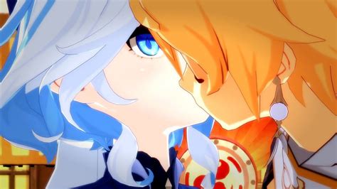 Furina Wants A Kiss Genshin Impact Mmd Youtube