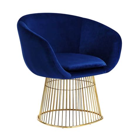 Royal Blue Lounge Chair - Glam Party Rentals