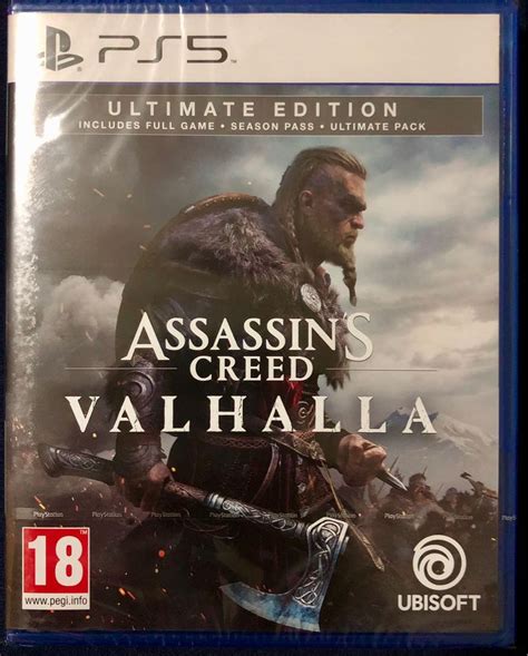 Assassins Creed Valhalla Ultimate Edition Ps5 Video Gaming Video