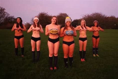 Student Women S Rugby Players Strip Off For Naked Charity Calendar