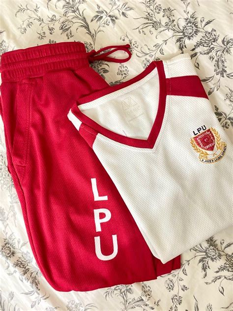 Lpu Uniform Pe Uniform And Small Size Only Women S Fashion Tops Blouses On Carousell