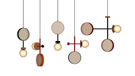 4571 Ceiling Lights Collection Sketchup Model By Cuong Covua