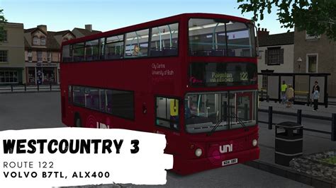 OMSI 2 Westcountry 3 Route 122 Volvo B7TL ALX400 YouTube