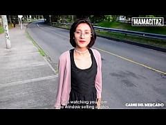 Carnedelmercado Luna Castillo Alex Moreno Nerdy Latina With Perfect Body Picked Up And