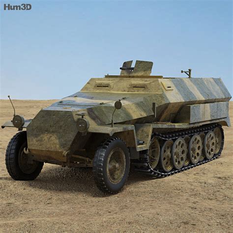 Sd.Kfz. 251 3D model - Military on Hum3D