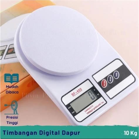 Jual Timbangan Dapur Digital Kitchen Scale SF 400 Kapasitas 10Kg Free