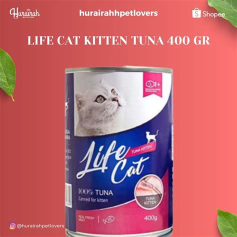 Jual LIFE CAT KITTEN TUNA 400 GR Shopee Indonesia