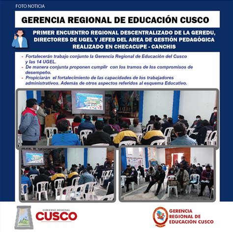 Abastecimiento Gerencia Regional de Educación Cusco