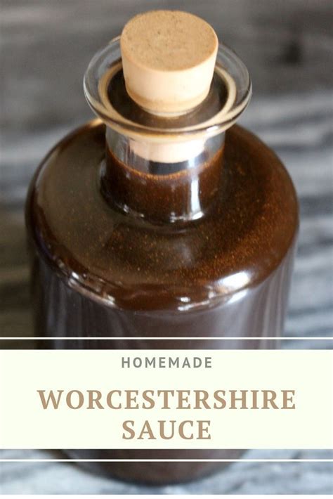 Homemade Worcestershire Sauce Artofit