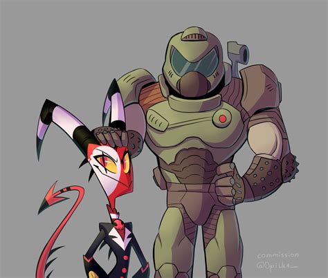 Doomguy X Blitzo By Stalllker777 On Deviantart