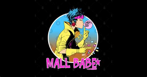 Mall Babe Mall Sticker TeePublic