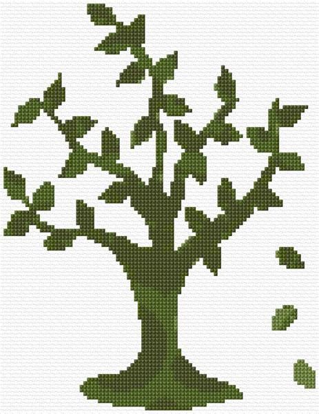 Tree Cross Stitch Designs