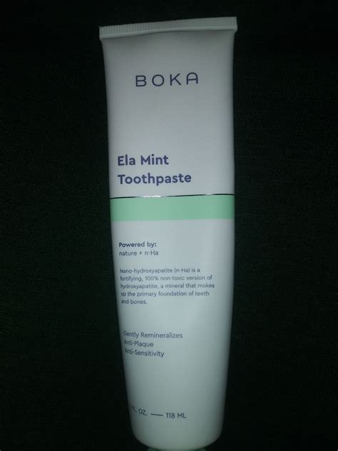 Ela Toothpaste for Sensitive Teeth Fluoride-Free Nano-Hydroxyapatite – Boka