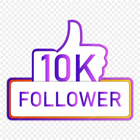 Instagram Following Clipart Vector Appreciate Button K Followers