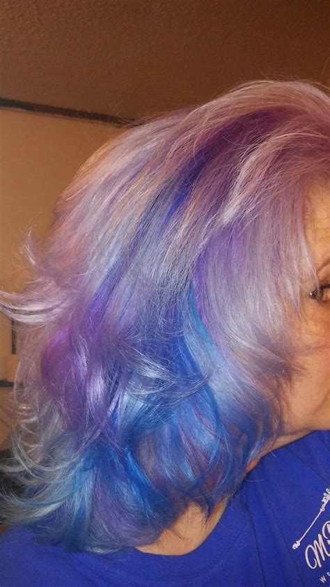 Aqua Radiant Orchid Purple And Lavender Ion Brights Galaxy Hair