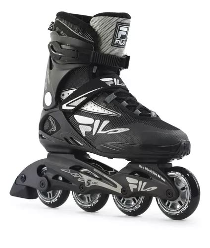 Patins Fila Skates Inline Legacy Comp Fitness Pro Black Parcelamento