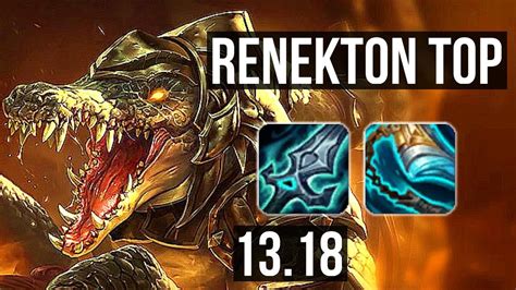 Renekton Vs Irelia Top 6 Solo Kills Rank 8 Renekton Godlike Tr