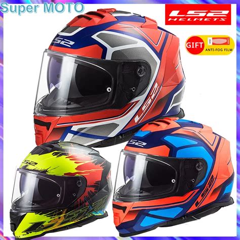 Ls Casco De Motocicleta Ff Original Protector De Cara Completa