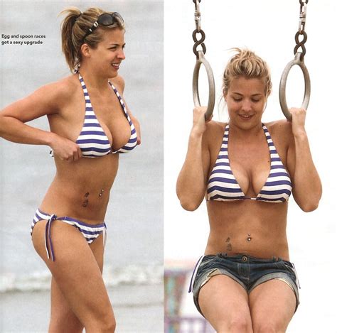 Gemma Atkinson Bikini Candids On Beach In La Gotceleb