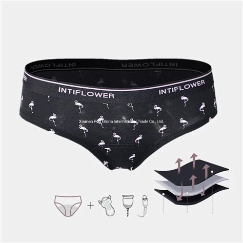 Intiflower Wholesale 010 Calzon Girl 4 Layer Heavy Flow Bragas Menstrual Period And Absorption