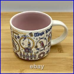 Starbucks Disney World Magic Kingdom 50th Anniversary Mug Walt Disney