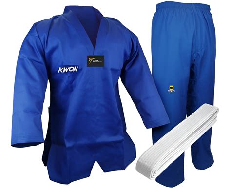blue taekwondo kwon uniform fighters gateway
