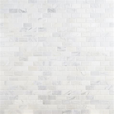 Soho Studio Corp Asian Statuary Mosaic 2 X 4 Beveled Edge 2 X 4 Beveled