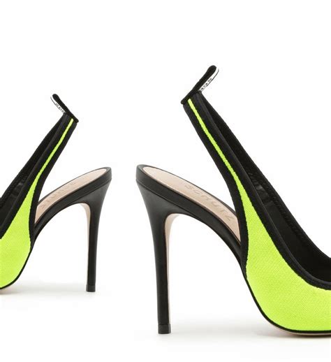 Sapato Scarpin Sporty Verde Neon Schutz