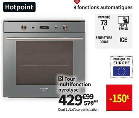 Offre Four Multifonction Pyrolyse Hotpoint Chez Conforama