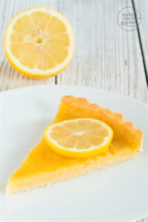 Tarte au citron französische Zitronentarte Backen macht glücklich