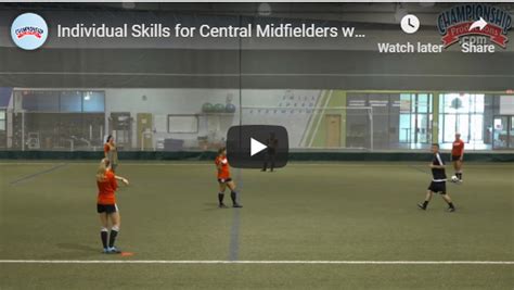 Central Midfielder Drill - Soccer Toolbox