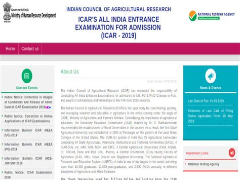 Icar Aieea Ug Answer Key Released On The Icar Nta Nic In Check