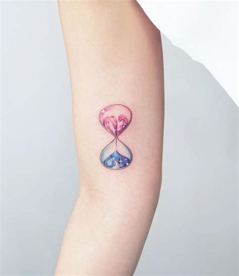 60 Hourglass Tattoo Ideas Cuded Hourglass Tattoo Geometric Tattoo