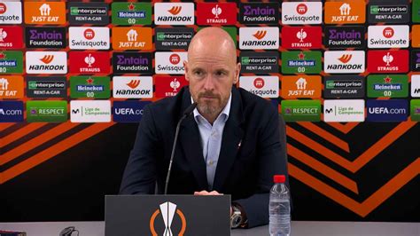 Erik Ten Hag Press Conference After Sevilla V Man Utd Europa League On