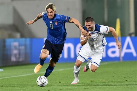 Zaniolo S Match Shirt Italy Bosnia Charitystars