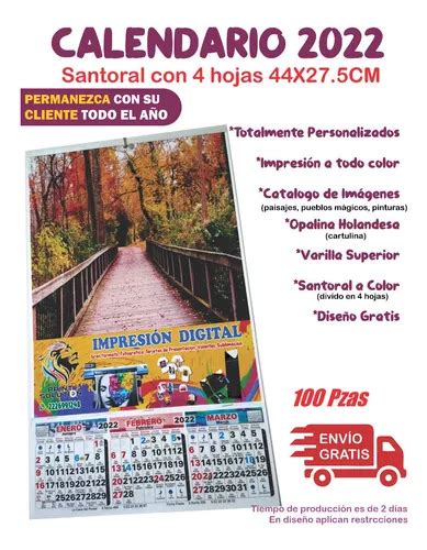 Calendarios C Santoral Hojas Cm X Cm Envio Gratis En Venta