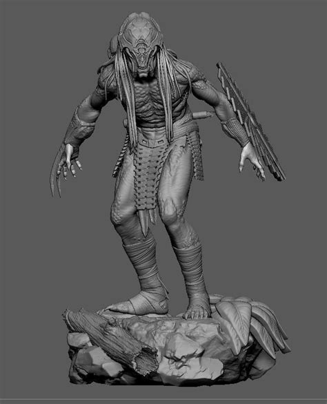 Feral Predator From Prey 3d Model 3d Printable Cgtrader