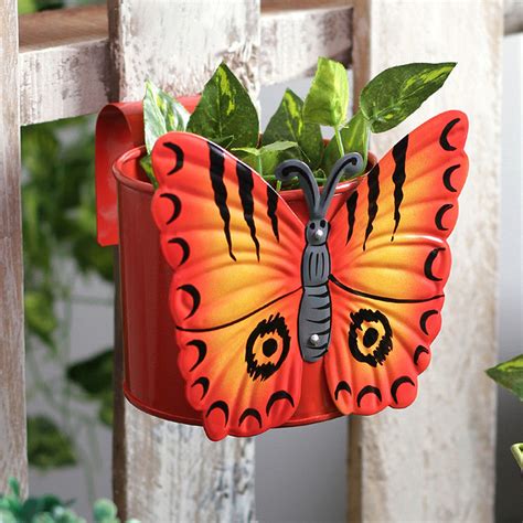 Railing Butterfly Planter Mybageecha