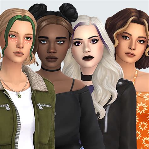 Hair Streak Overlays 4 The Sims 4 Create A Sim CurseForge