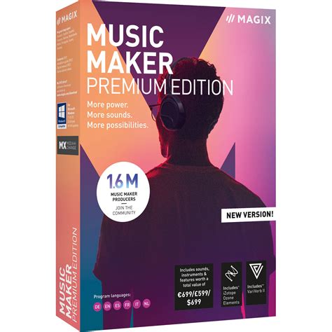 Magix Music Maker Premium Edition Music Anr Esdl